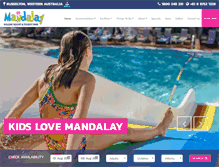 Tablet Screenshot of mandalayresort.com.au